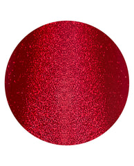 Big Apple Chrome On Point nail color swatch displays a shimmering deep red chrome finish with fine glitter, an OPI fall nail colors shade on a clean white background.