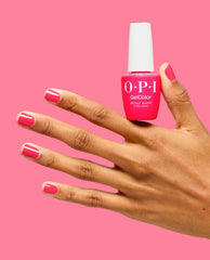 Bright Where I Belong! Bright Pink Gel Nail Polish Hand and Product