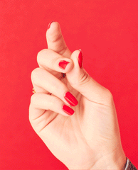 OPI Cajun Shrimp Red Gel Nail Polish GIF