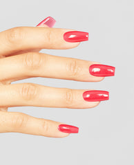 OPI Charged Up Cherry Pink Nail Polish Mani