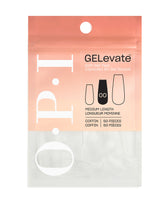 GELevate™ Soft Gel Tips Refill Pack - Coffin Shape Medium Length