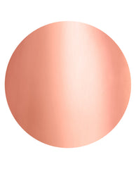 Double Shot of Glaze Sticking Point displays a glossy peach-coral OPI nail color swatch in a round dot on a white background, a soft pick for fall nail colors.