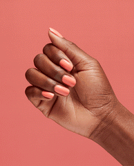 OPI Flex on the Beach Orange Gel Nail Polish Gif
