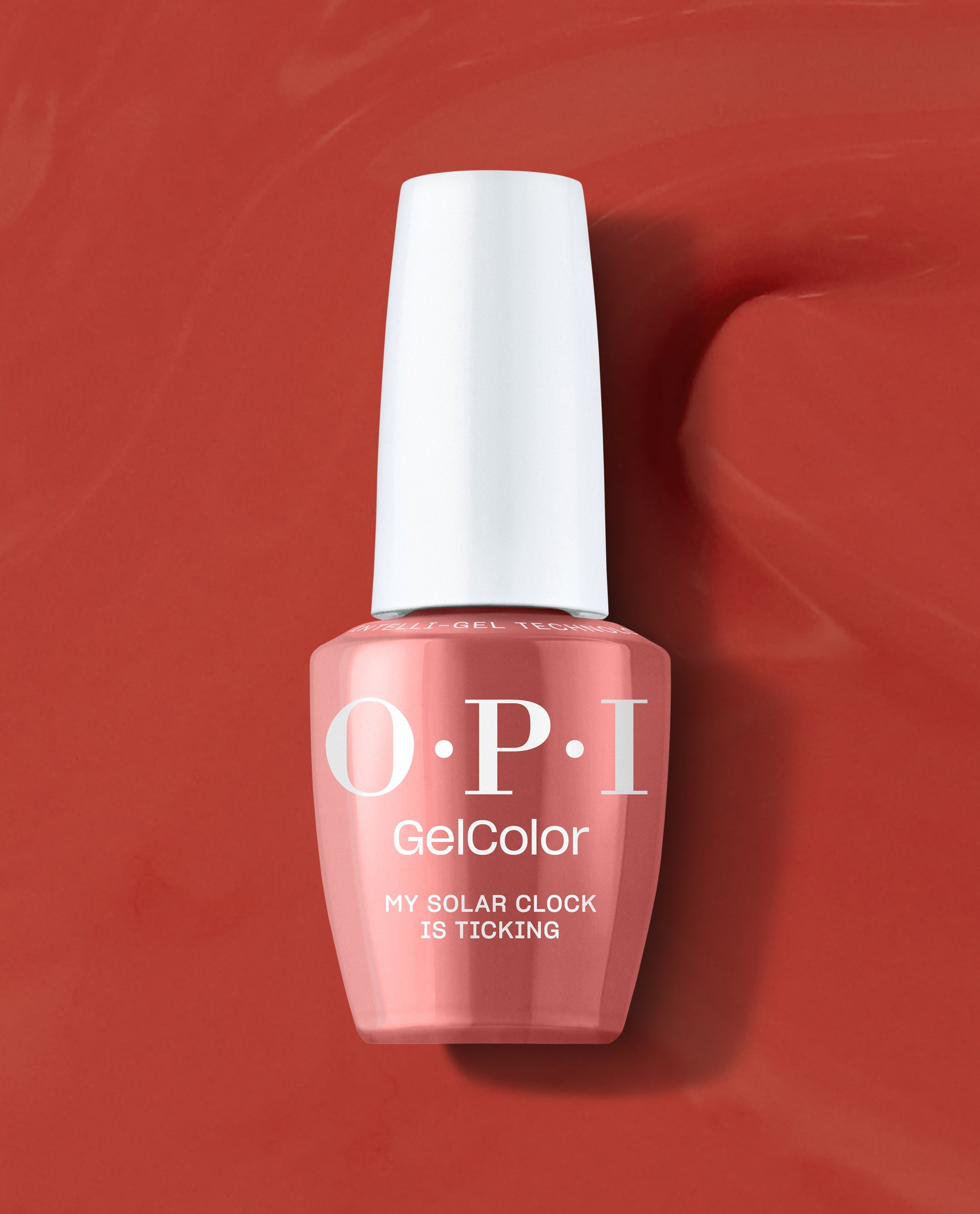 OPI My Solar Clock is Ticking Red Gel Nail Polish