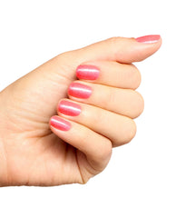 If U Like Pinka Coladas Flamingo Pink Shimmer Nail Polish Mani