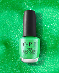 Lime of My Life Green Shimmer Nail Polish