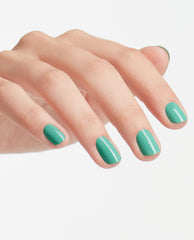 OPI My Dogsled is a Hybrid Green Dipping Powder Mani