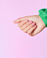 OPI Rice Rice Baby Pink Nail Polish GIF
