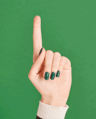 OPI Stay Off the Lawn!! Green Nail Polish GIF