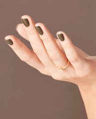 OPI Suzi - The First Lady of Nails Green Gel Nail Polish GIF