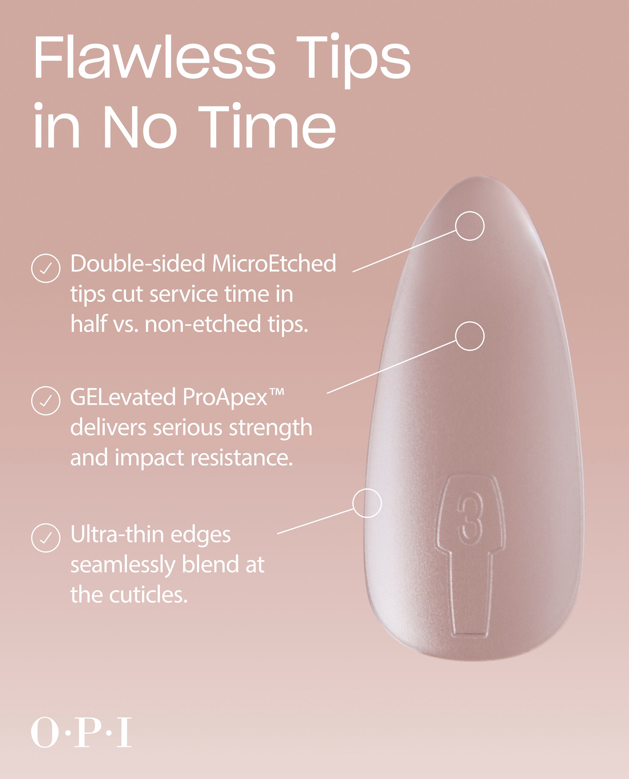 GELevate™ Soft Gel Tips Refill Pack - Stiletto Shape Medium Length Flawless Tips in No Time