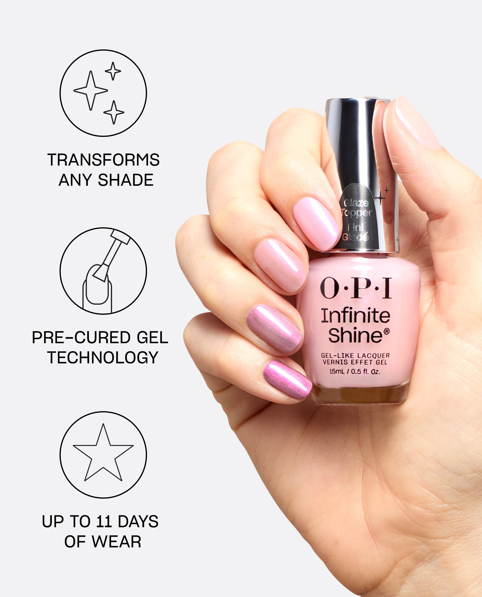 Donut Disturb Pink Shimmer Glaze Nail Polish Topper Benefits