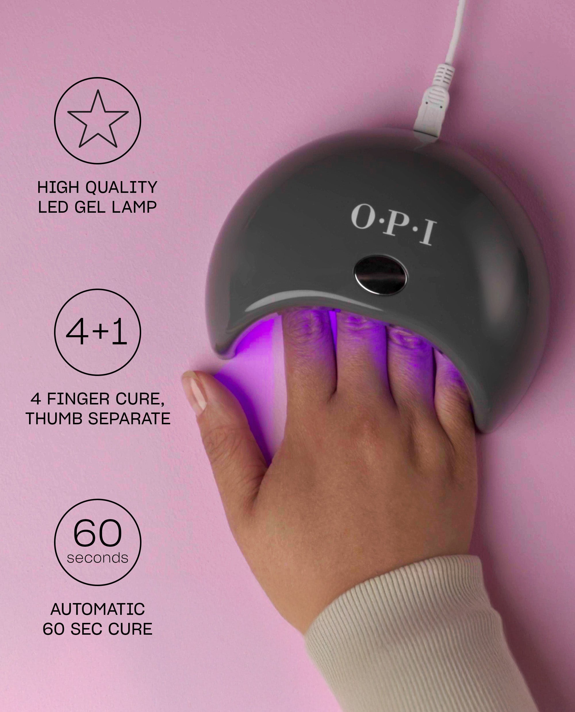 GELement™ LED Gel Lamp  At-home Gel Nail Polish Benefits
