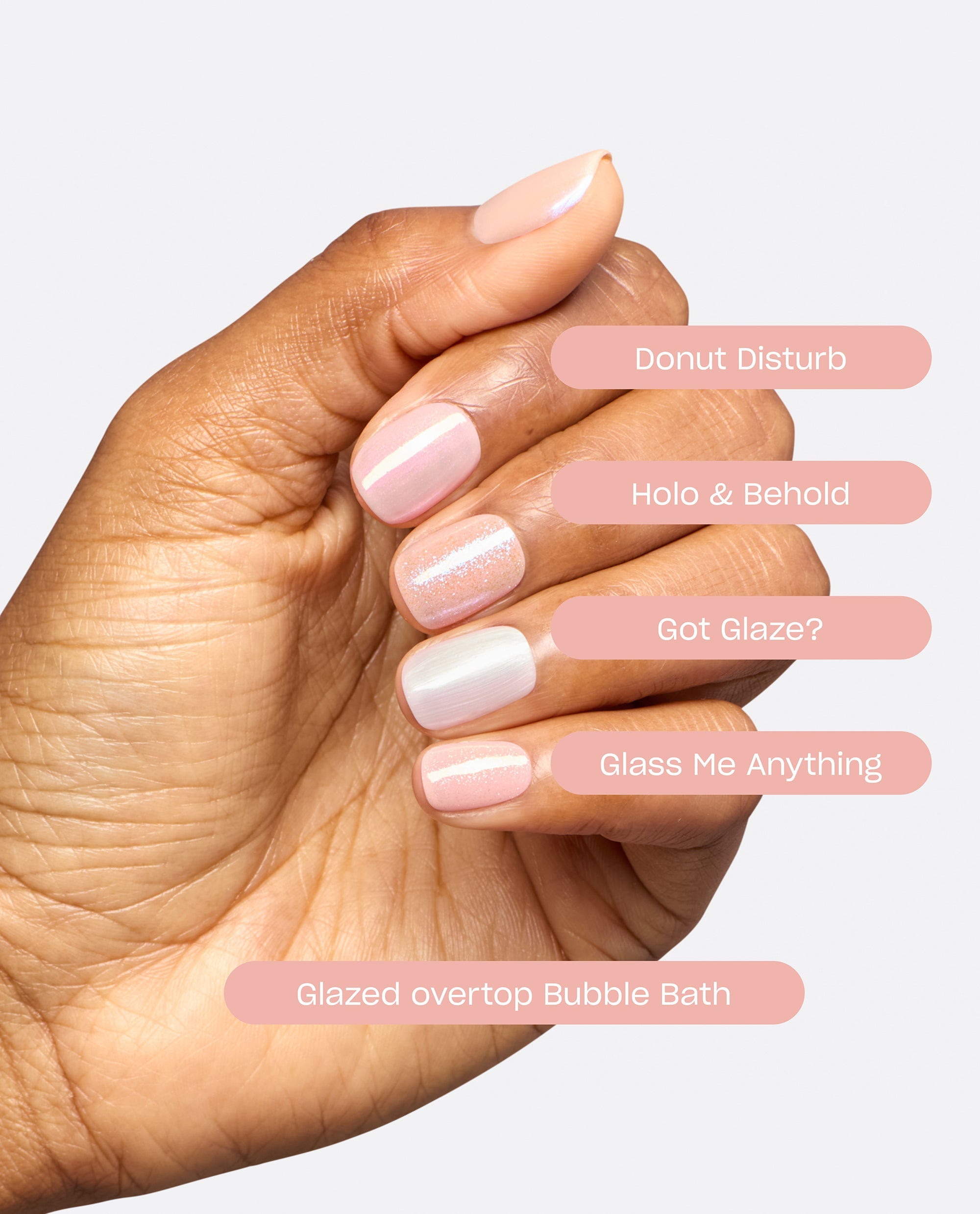 Got Glaze? Semi‑Sheer White Glaze Nail Polish Topper Mani Graphic