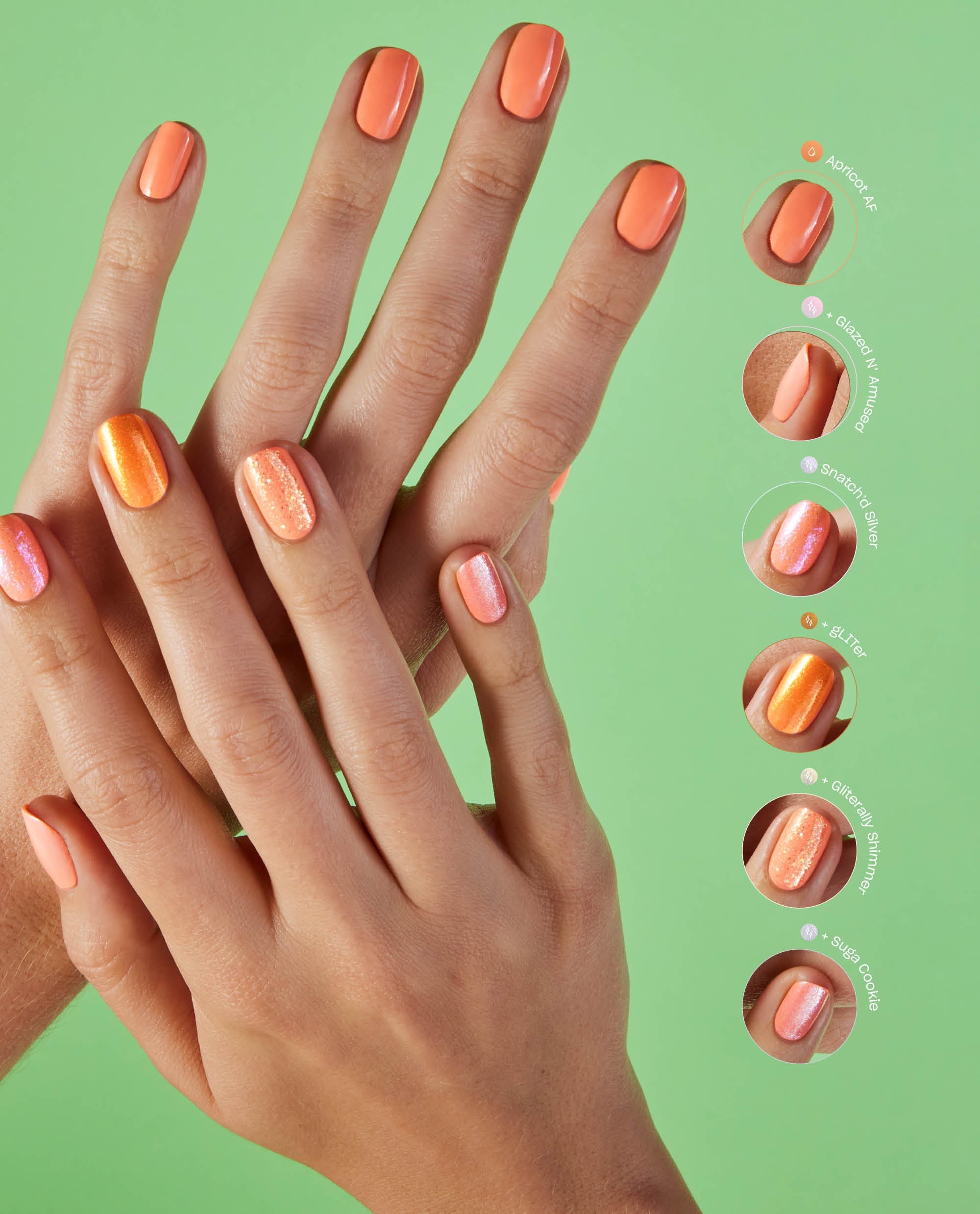 OPI Apricot AF Dipping Powder Lifestyle