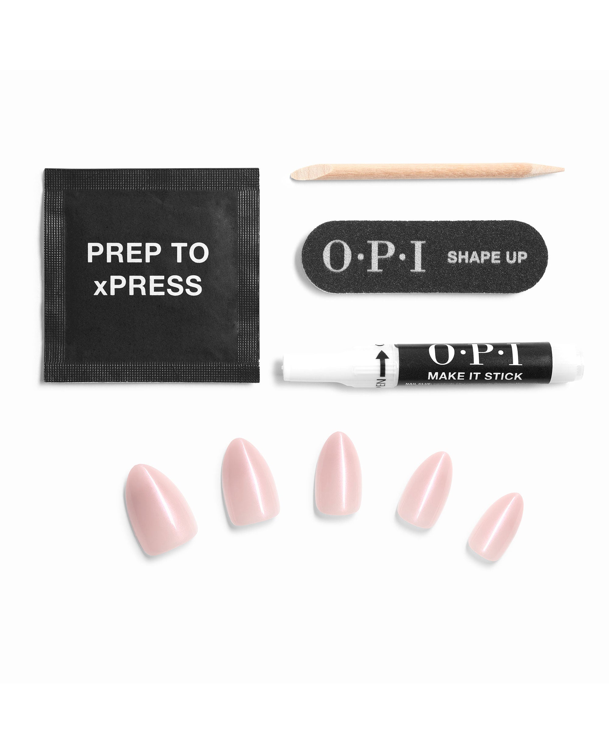 Holo Your Dreams Holographic Blush Pink Press-On Nails Contents