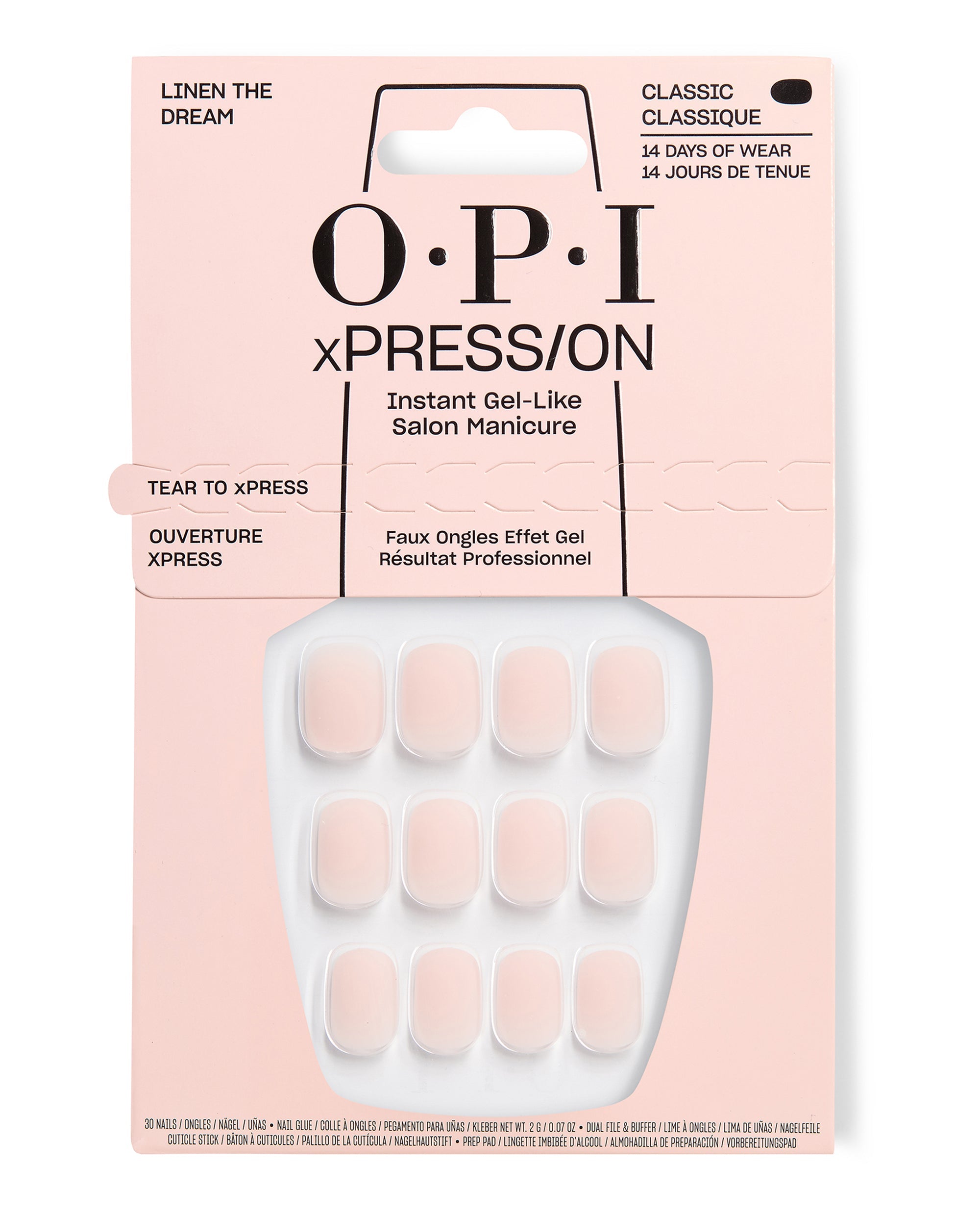 Linen the Dream Semi-Matte Beige Press-On Nails
