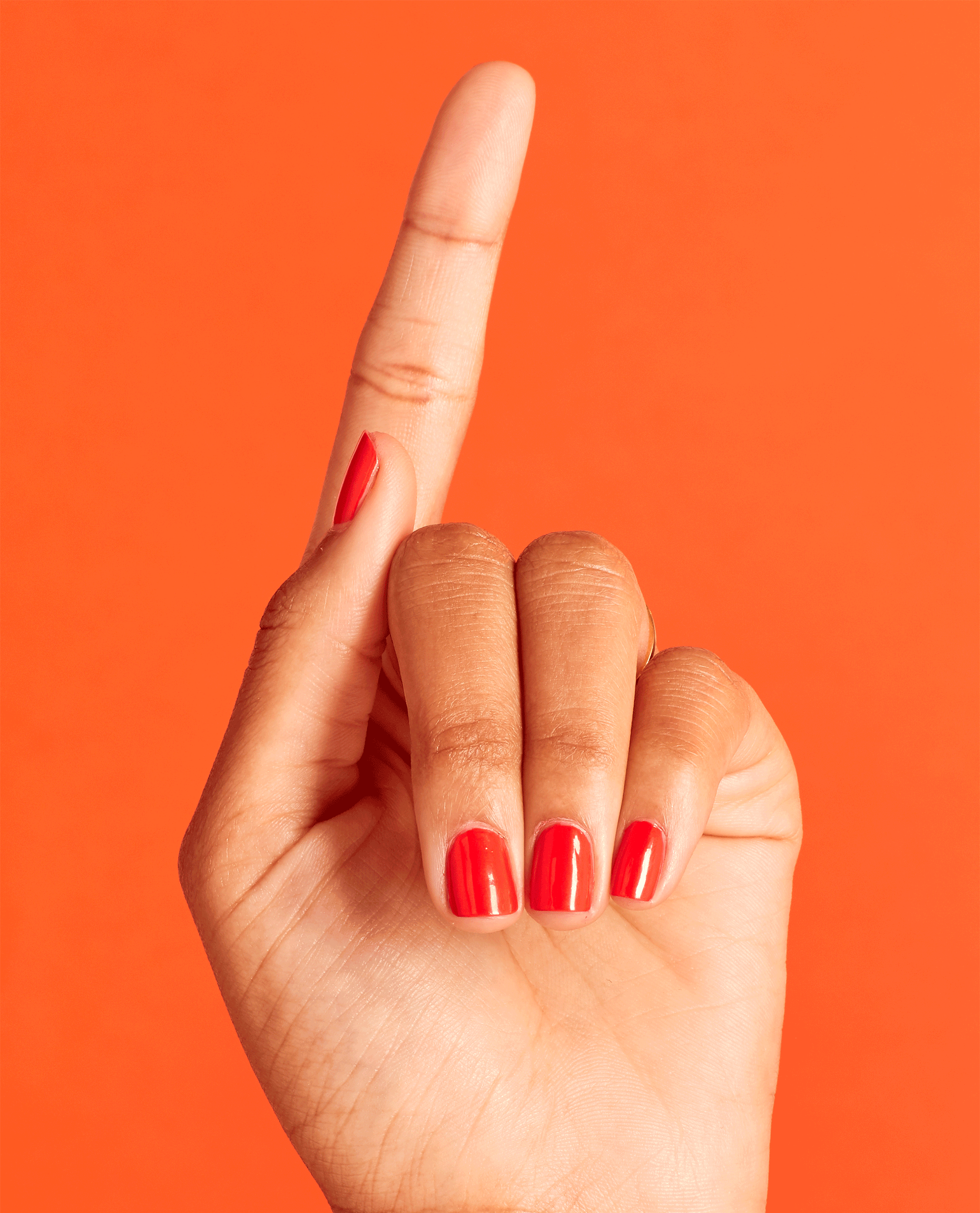 OPI A Good Man-darin is Hard to Find Orange Nail Polish GIF