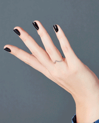 OPI Black Onyx Black Dipping Powder GIF