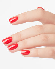 OPI Cajun Shrimp Red Nail Polish Mani