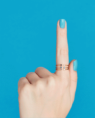 OPI Can't Find My Czechbook Blue Nail Polish GIF