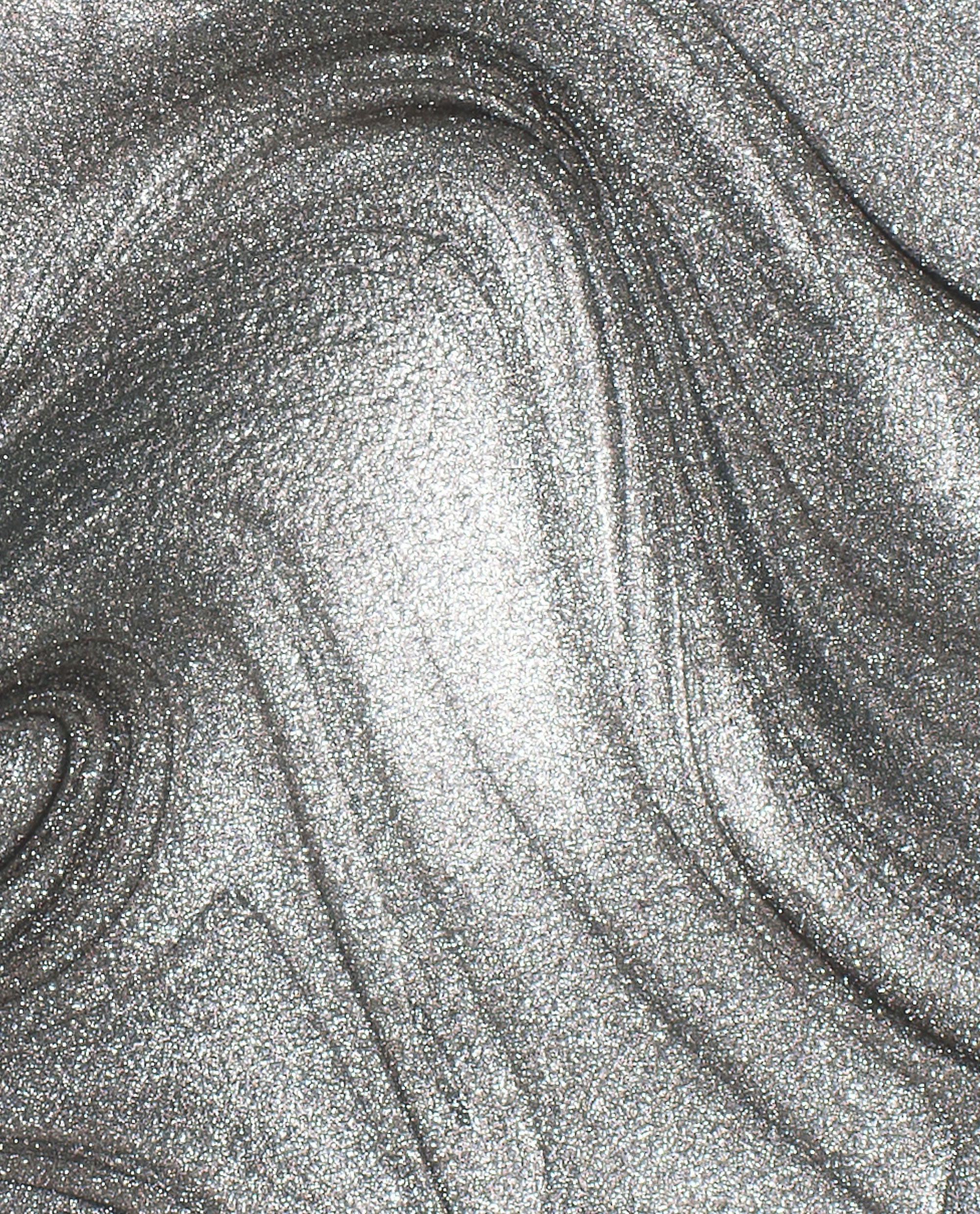 Metallic silver Chrome Clawz nail lacquer swirls in a close-up, showcasing ultra-fine shimmer and high-shine chrome finish, ideal for fans of OPI nail polish and bold, futuristic manicures.
