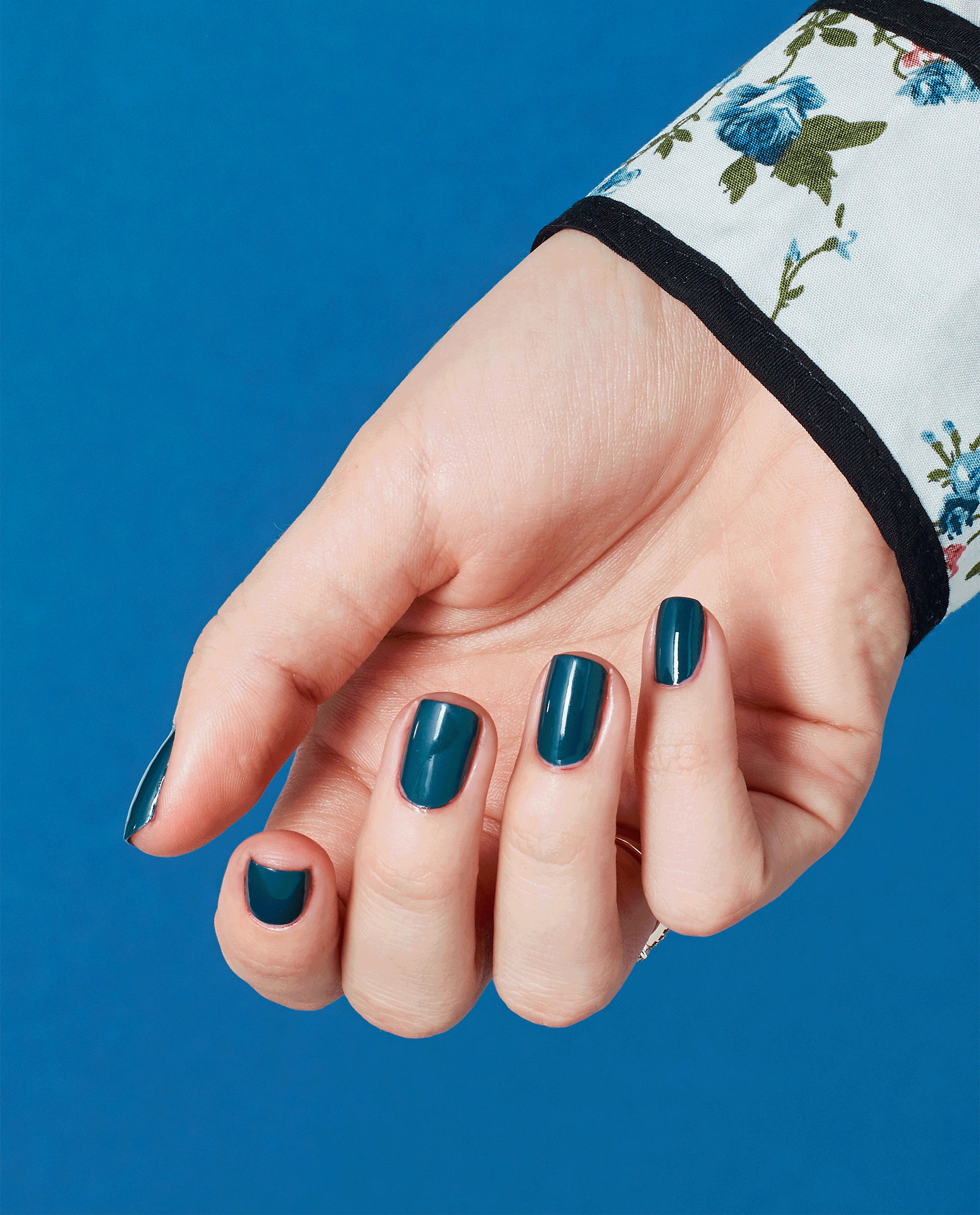OPI CIA = Color is Awesome Blue Nail Polish GIF