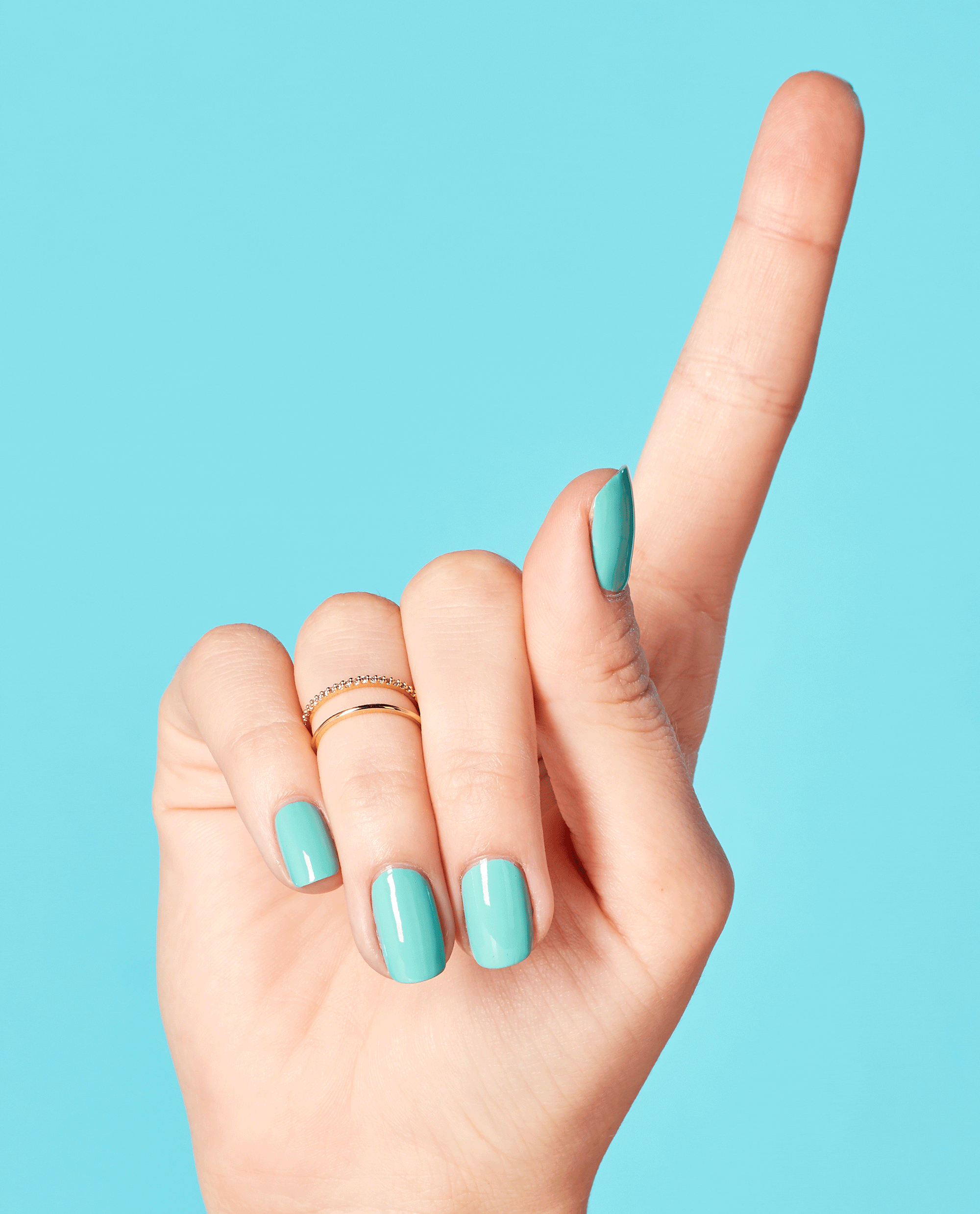 OPI Closer Than You Might Belém Green Dipping Powder GIF