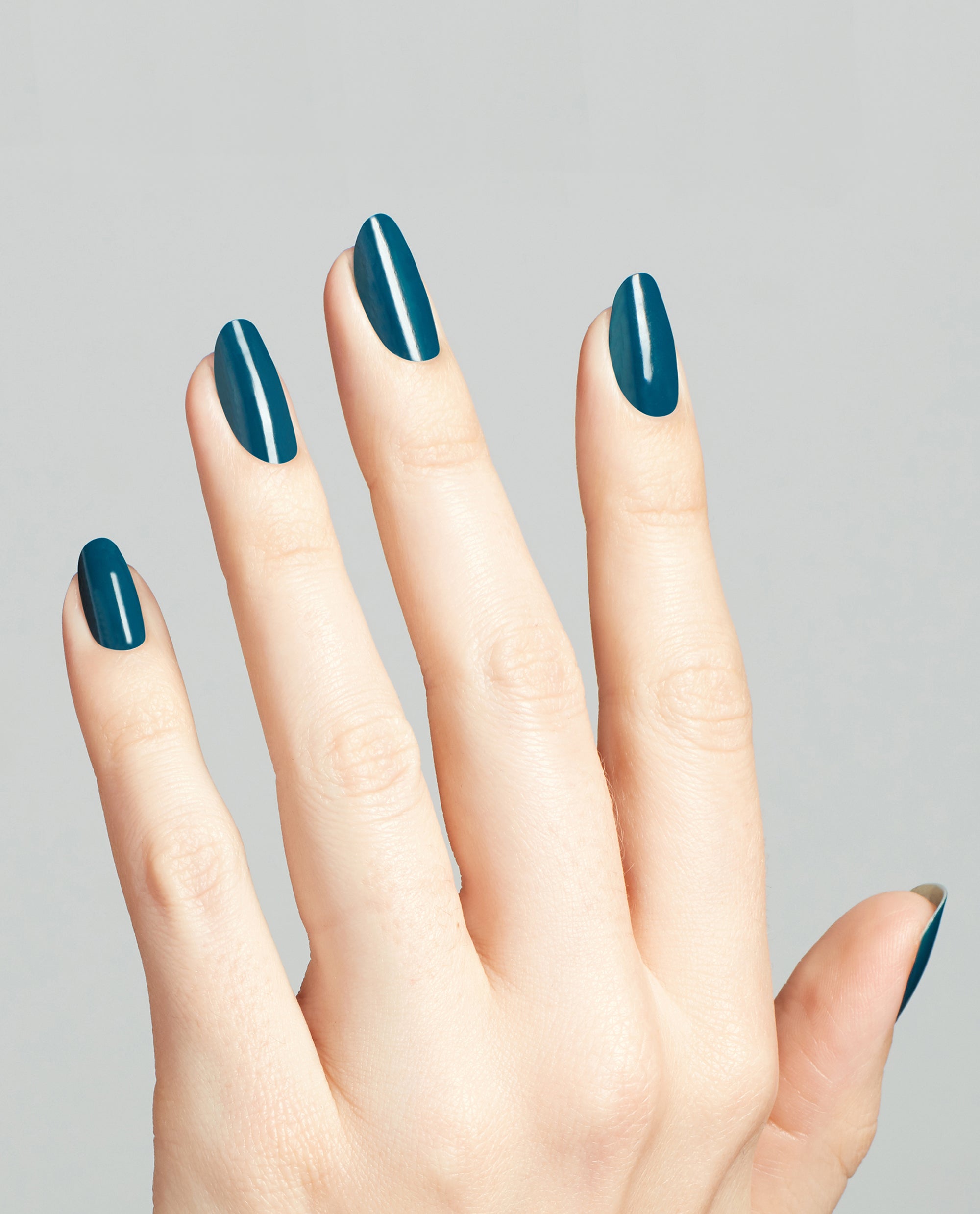 OPI Drama at La Scala Blue Dipping Powder Mani