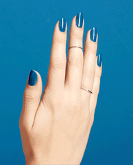 OPI Duomo Days, Isola Nights Blue Gel Nail Polish GIF