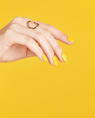 OPI Exotic Birds Do Not Tweet Yellow Gel Nail Polish GIF