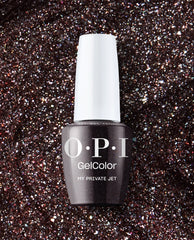 OPI My Private Jet Black Gel Nail Polish
