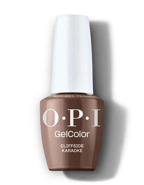 OPI Cliffside Karaoke Brown Gel Nail Polish -pack_shot