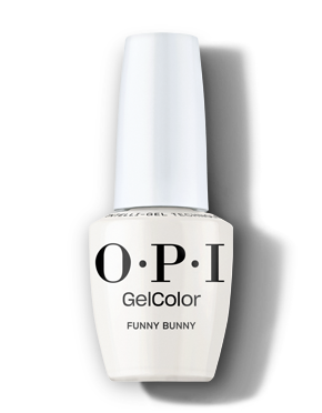 OPI Funny Bunny® White Gel Nail Polish -pack_shot
