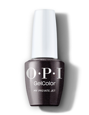 OPI My Private Jet Black Gel Nail Polish -pack_shot
