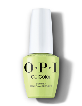 OPI Summer Monday-Fridays Green Gel Nail Polish -pack_shot