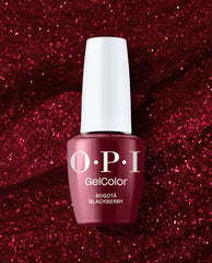 OPI Bogotá Blackberry Red Gel Nail Polish