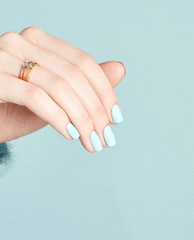 OPI Gelato on My Mind Blue Dipping Powder GIF