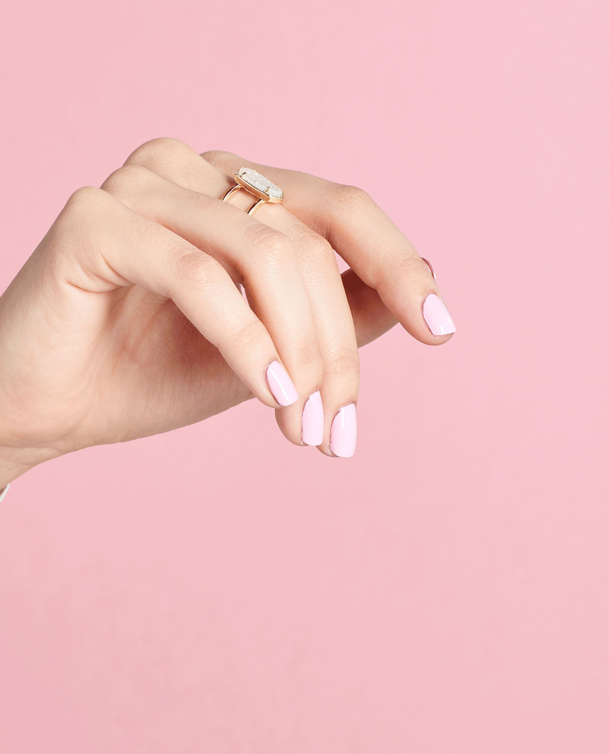 OPI Getting Nadi On My Honeymoon Pink Gel Nail Polish GIF