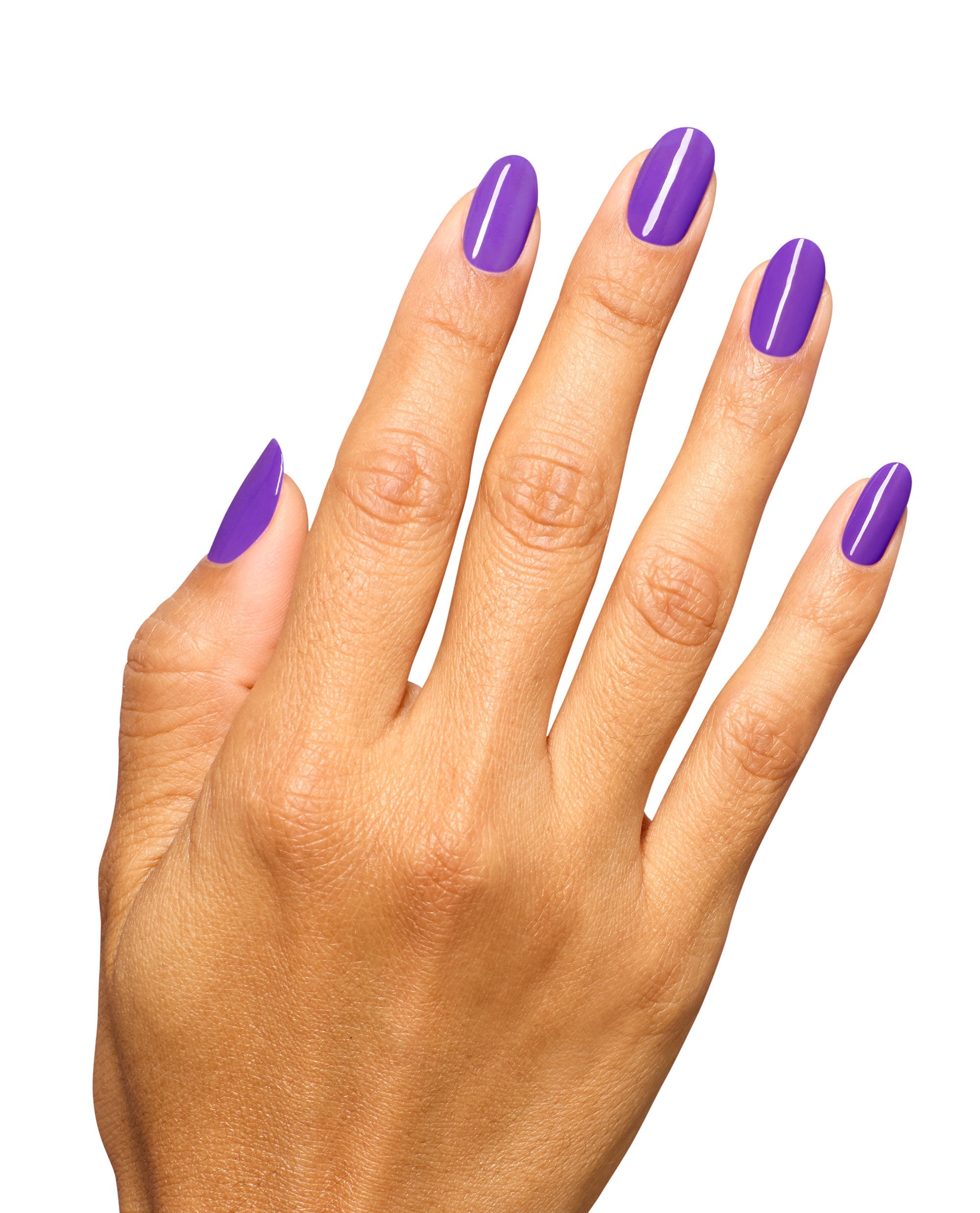 Glowin' on Vacay Bright Purple Gel Nail Polish Mani