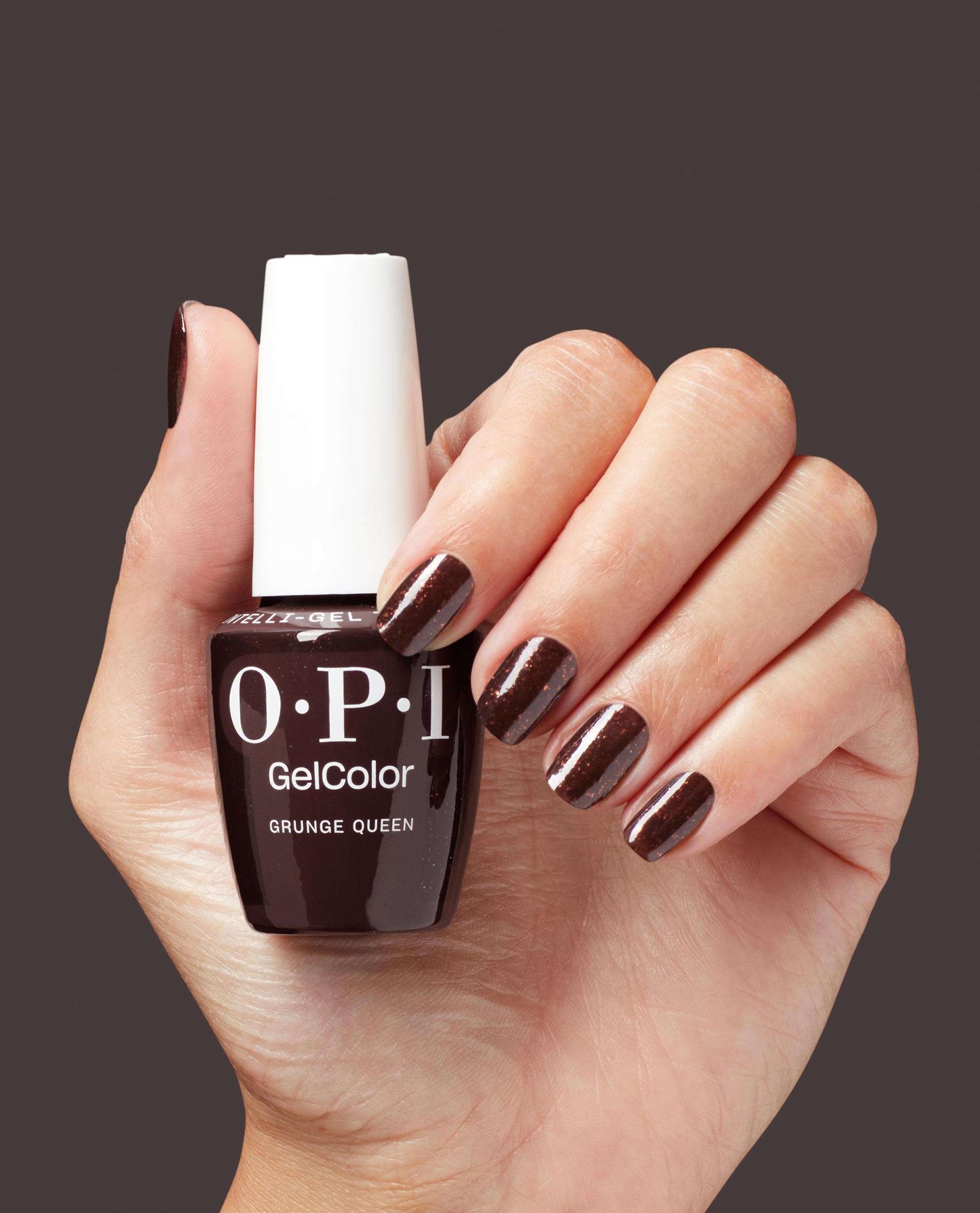Grunge Queen Gel Nail Polish Hand and Bottle