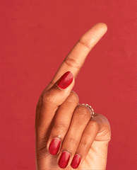 OPI Heart and Con-soul Red Gel Nail Polish GIF