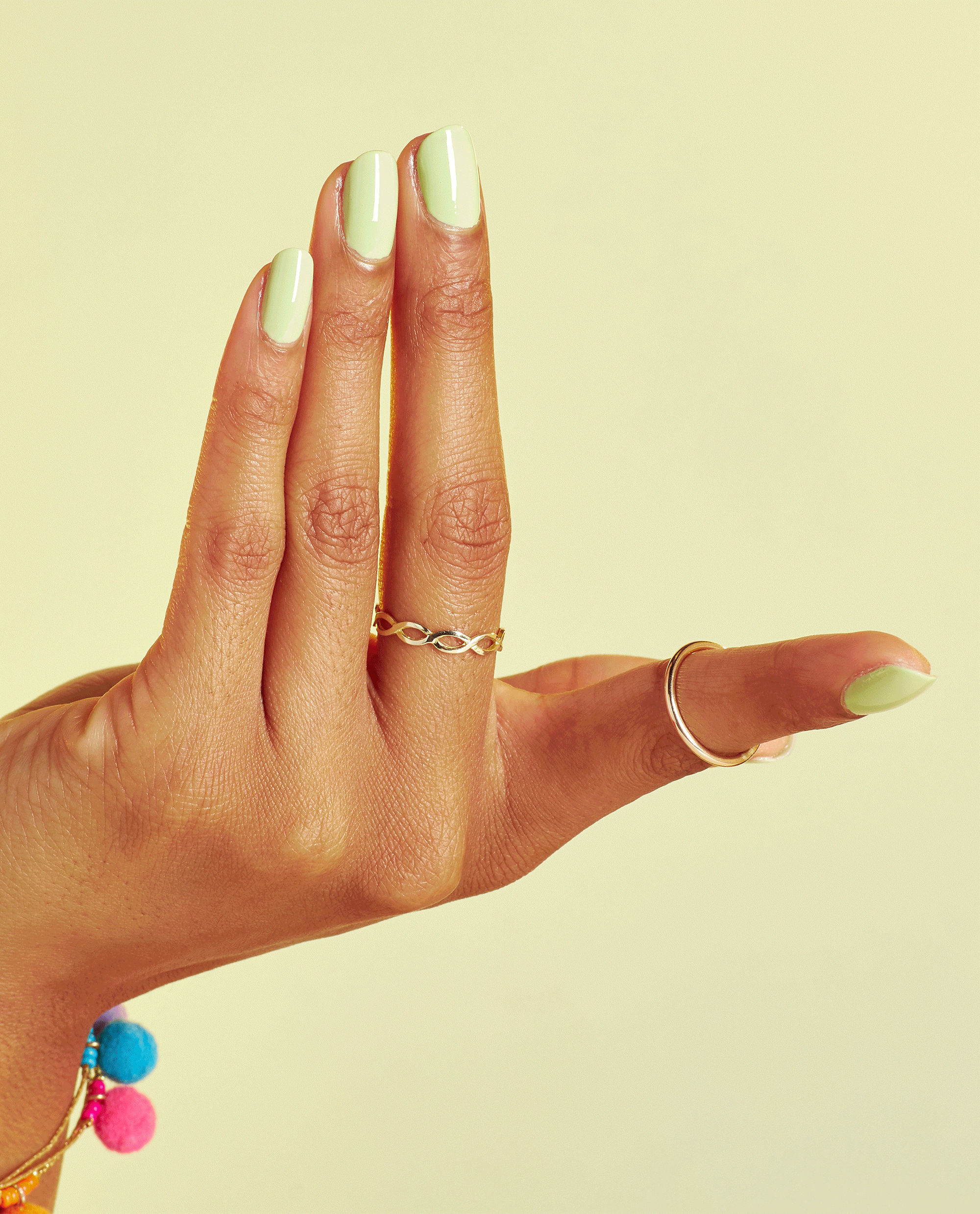 OPI How Does Your Zen Garden Grow? Green Nail Polish GIF