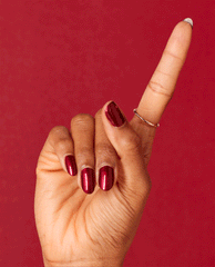 OPI I'm Not Really a Waitress Red Nail Polish GIF