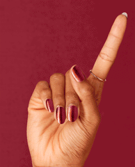 OPI I'm Really an Actress Red Gel Nail Polish GIF