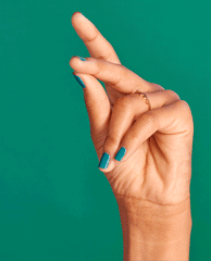 OPI Is That a Spear in Your Pocket? Green Nail Polish GIF