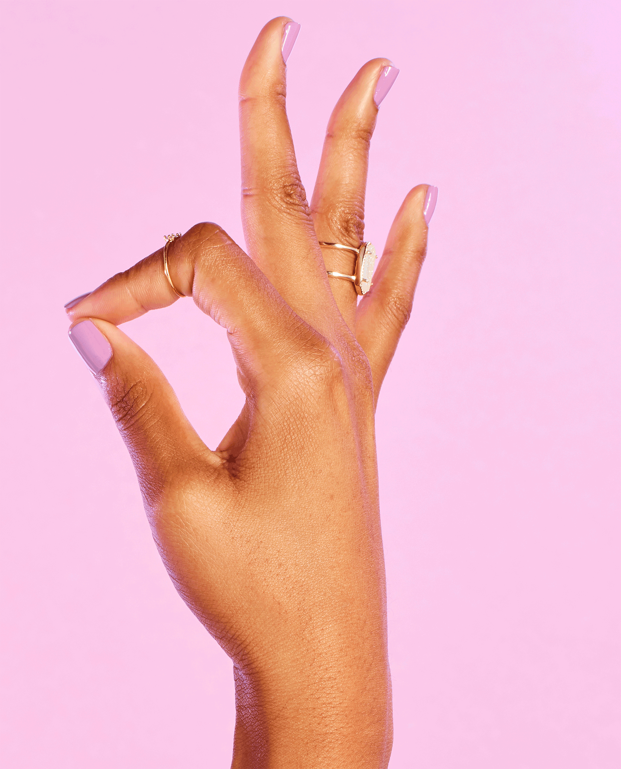 OPI Lucky Lucky Lavender Purple Gel Nail Polish GIF