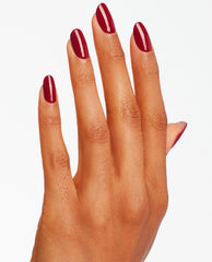 OPI Malaga Wine Red Dipping Powder Mani