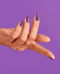 OPI Medi-take It All In Purple Gel Nail Polish GIF