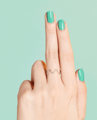 OPI My Dogsled is a Hybrid Green Nail Polish GIF